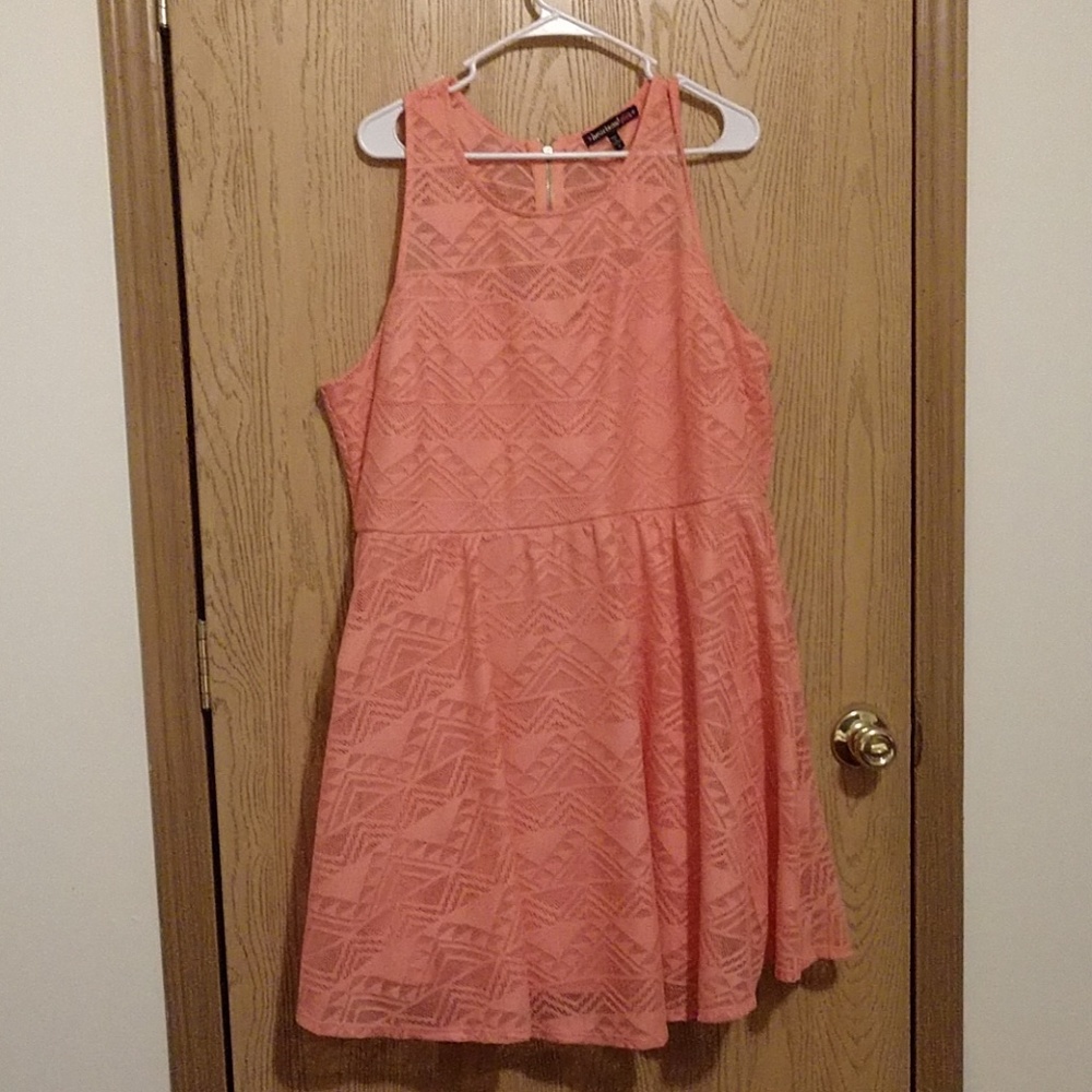 Coral dress